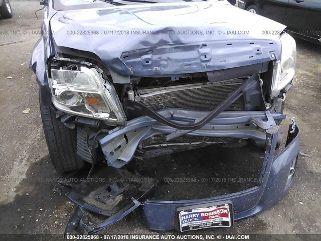 2GKALMEK0C6124881 - 2012 GMC TERRAIN SLE BLUE photo 6