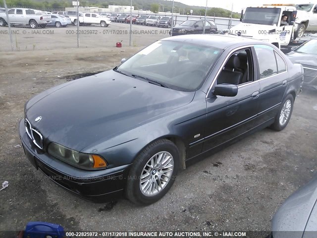 WBADT63411CF00744 - 2001 BMW 530 I AUTOMATIC GRAY photo 2