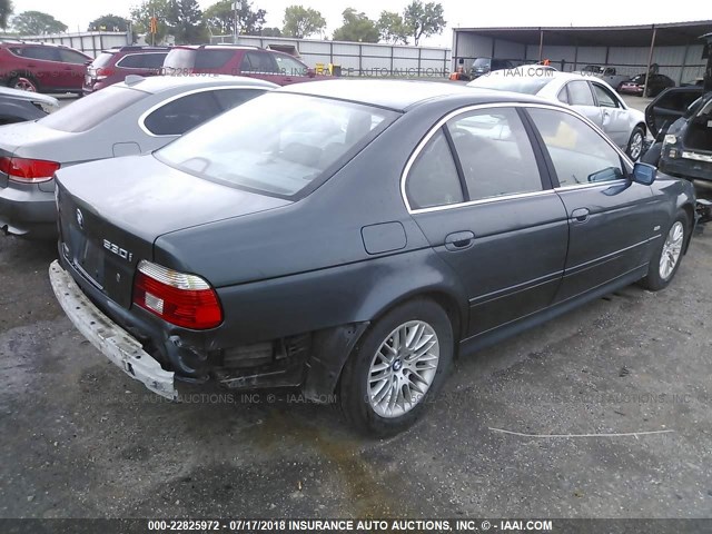 WBADT63411CF00744 - 2001 BMW 530 I AUTOMATIC GRAY photo 4
