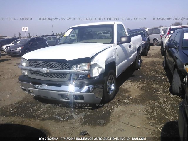 1GCEC14X33Z320763 - 2003 CHEVROLET SILVERADO C1500 WHITE photo 2