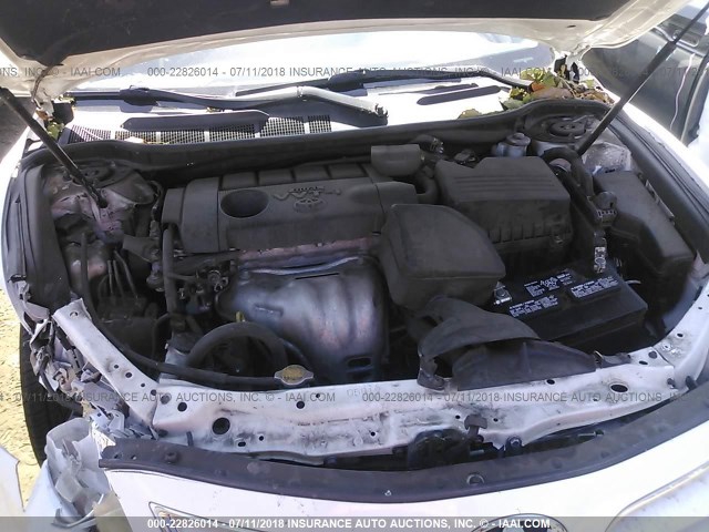 4T4BF3EK5BR167762 - 2011 TOYOTA CAMRY SE/LE/XLE თეთრი ფოტო 10