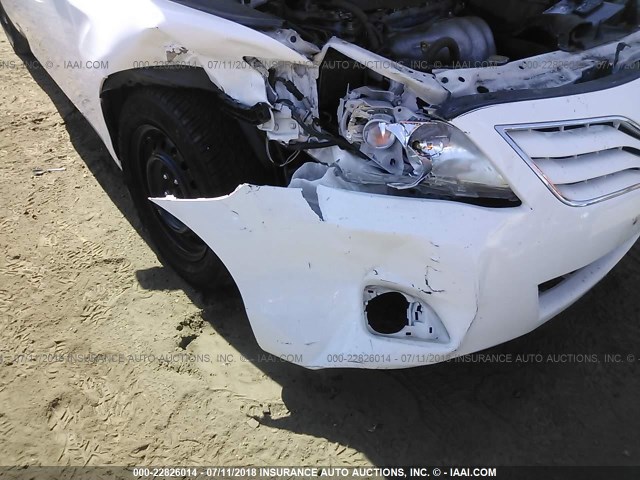 4T4BF3EK5BR167762 - 2011 TOYOTA CAMRY SE/LE/XLE თეთრი ფოტო 6