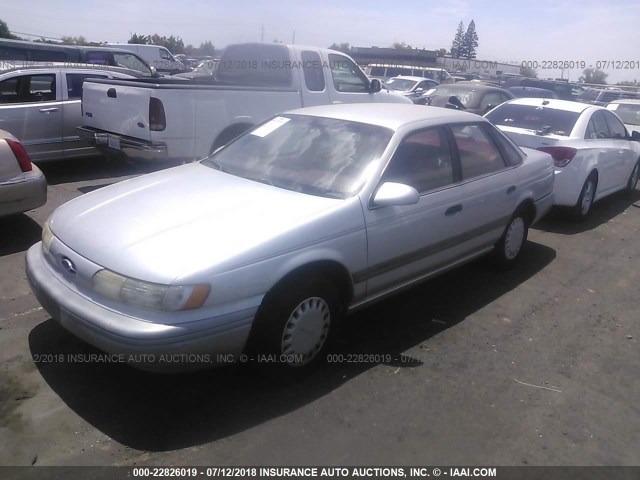 1FACP50U1NG213472 - 1992 FORD TAURUS L SILVER photo 2