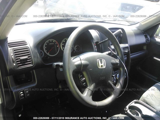 JHLRD68806C022227 - 2006 HONDA CR-V EX GRAY photo 5