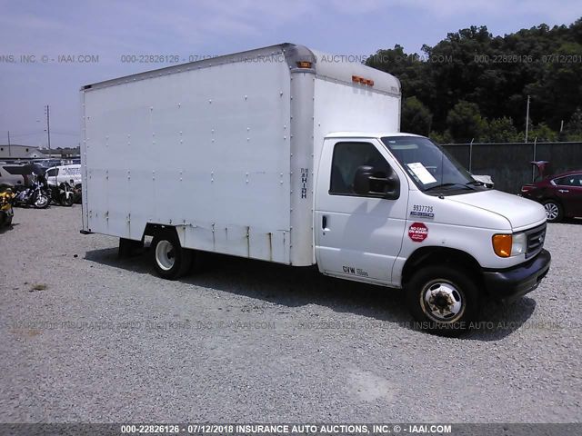 1FDSE35L47DA09670 - 2007 FORD ECONOLINE E350 SUPER DUTY CTWAY VAN WHITE photo 1