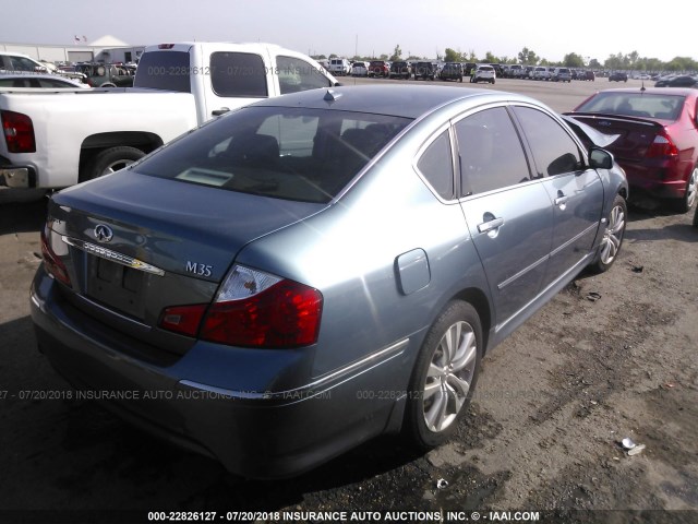 JNKAY01E38M606810 - 2008 INFINITI M35 SPORT GRAY photo 4