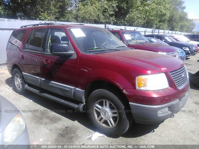 1FMPU16556LA83424 - 2006 FORD EXPEDITION XLT RED photo 1