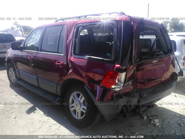 1FMPU16556LA83424 - 2006 FORD EXPEDITION XLT RED photo 3