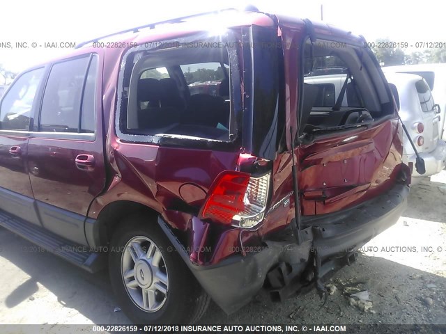 1FMPU16556LA83424 - 2006 FORD EXPEDITION XLT RED photo 6