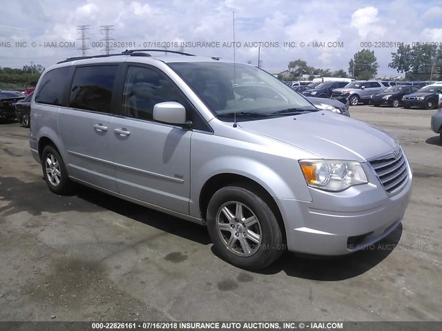2A8HR54PX8R818780 - 2008 CHRYSLER TOWN & COUNTRY TOURING SILVER photo 1