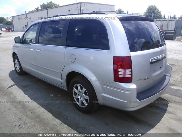 2A8HR54PX8R818780 - 2008 CHRYSLER TOWN & COUNTRY TOURING SILVER photo 3