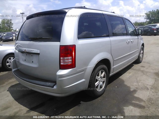 2A8HR54PX8R818780 - 2008 CHRYSLER TOWN & COUNTRY TOURING SILVER photo 4