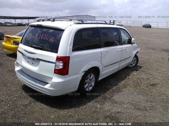 2A4RR5DG7BR665482 - 2011 CHRYSLER TOWN & COUNTRY TOURING WHITE photo 4