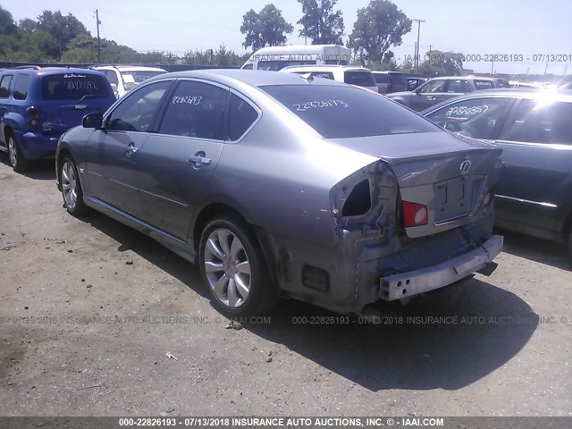 JNKAY01F86M259853 - 2006 INFINITI M35 SPORT SILVER photo 3