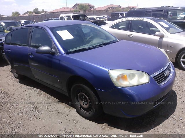 1G1ZS58F27F174160 - 2007 CHEVROLET MALIBU LS BLUE photo 1