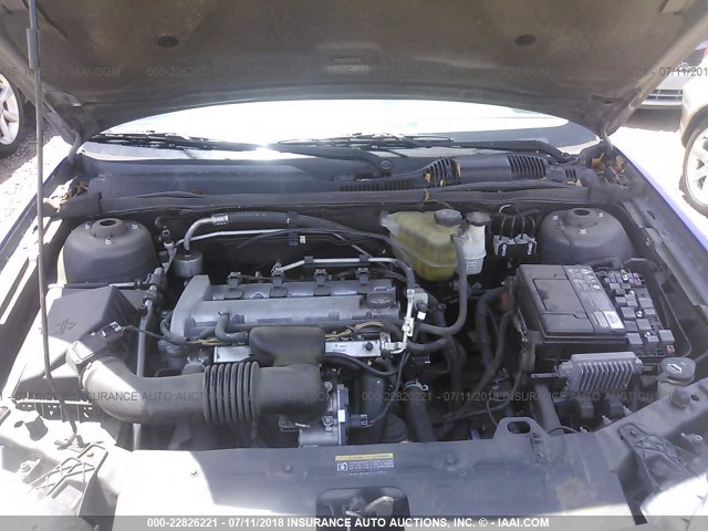 1G1ZS58F27F174160 - 2007 CHEVROLET MALIBU LS BLUE photo 10