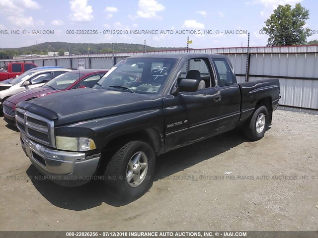 3B7HC13Y6TG197483 - 1996 DODGE RAM 1500 BLUE photo 2