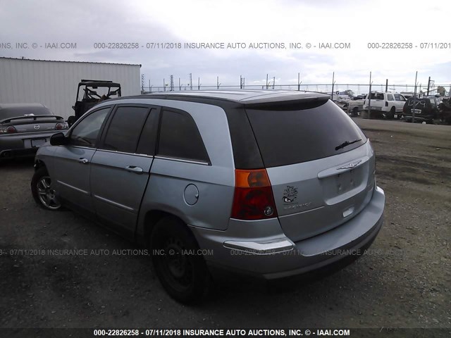 2C8GF68434R580295 - 2004 CHRYSLER PACIFICA BLUE photo 3