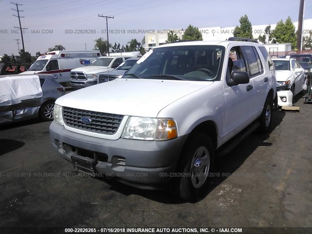 1FMZU62K33ZA34281 - 2003 FORD EXPLORER XLS/XLS SPORT WHITE photo 2