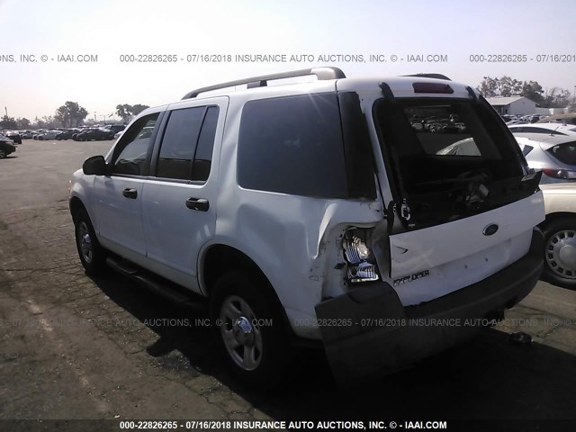 1FMZU62K33ZA34281 - 2003 FORD EXPLORER XLS/XLS SPORT WHITE photo 3