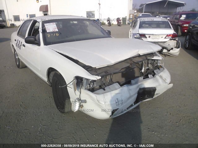 2FAFP71W61X159583 - 2001 FORD CROWN VICTORIA POLICE INTERCEPTOR WHITE photo 6