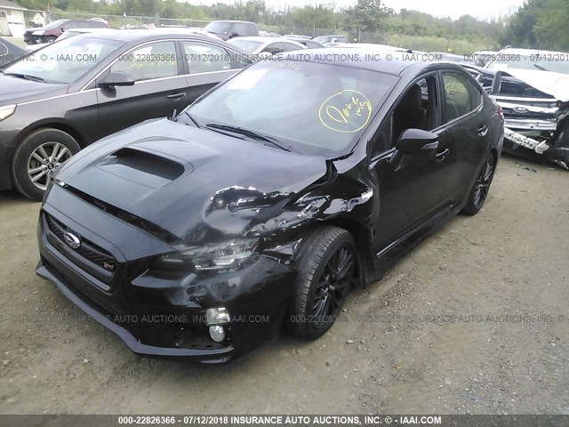 JF1VA2P60F9832859 - 2015 SUBARU WRX STI BLACK photo 2