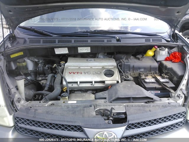 5TDZA23C15S328165 - 2005 TOYOTA SIENNA CE/LE GRAY photo 10