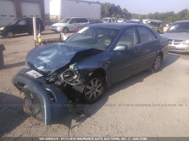 4T1BF30K74U574230 - 2004 TOYOTA CAMRY LE/XLE/SE Көк фото 2