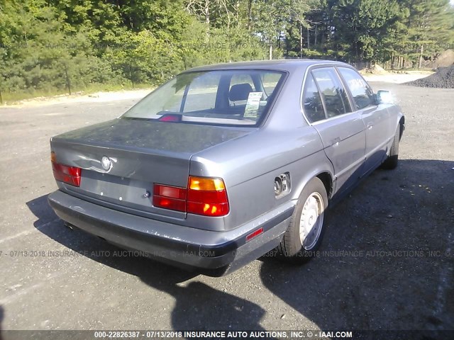 WBAHD6314NBJ80901 - 1992 BMW 525 I AUTOMATIC SILVER photo 4