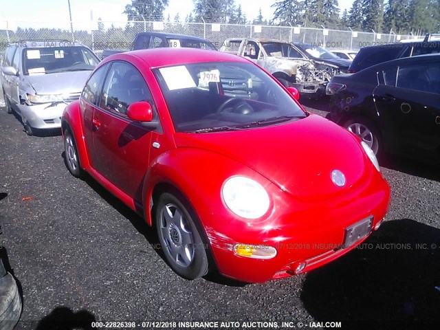 3VWCA21C8XM435416 - 1999 VOLKSWAGEN NEW BEETLE GLS RED photo 1