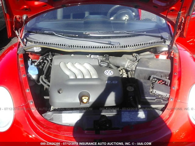 3VWCA21C8XM435416 - 1999 VOLKSWAGEN NEW BEETLE GLS წითელი ფოტო 10