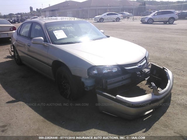 2G1WF52E439255333 - 2003 CHEVROLET IMPALA 金色 照片 1