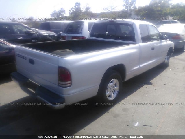 1B7GL32X92S553898 - 2002 DODGE DAKOTA SPORT/RT SILVER photo 4