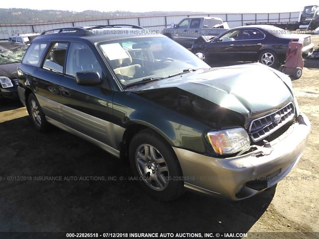 4S3BH675437651391 - 2003 SUBARU LEGACY OUTBACK AWP 绿色 照片 1