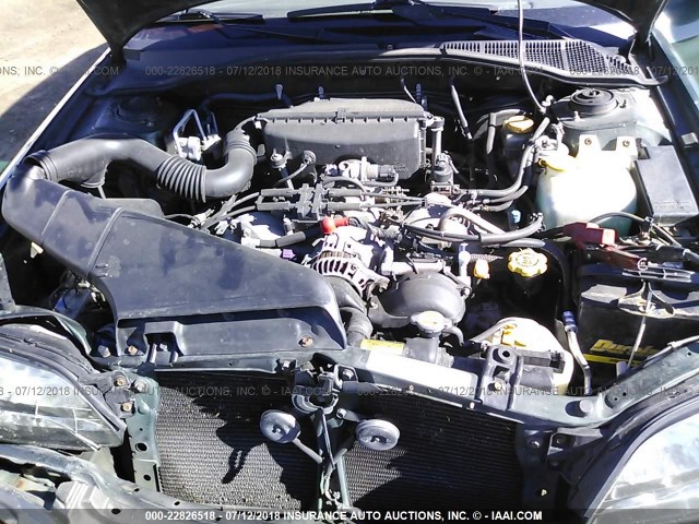 4S3BH675437651391 - 2003 SUBARU LEGACY OUTBACK AWP 绿色 照片 10