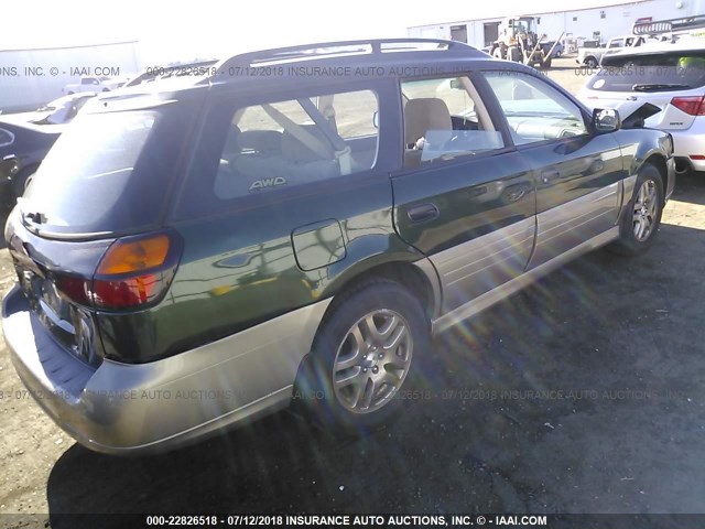 4S3BH675437651391 - 2003 SUBARU LEGACY OUTBACK AWP 绿色 照片 4