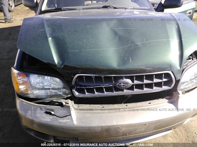 4S3BH675437651391 - 2003 SUBARU LEGACY OUTBACK AWP 绿色 照片 6