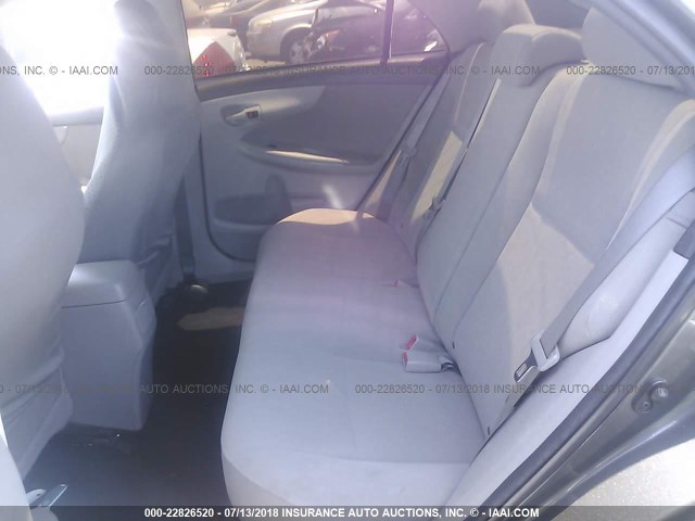 5YFBU4EE4DP183973 - 2013 TOYOTA COROLLA S/LE GRAY photo 8