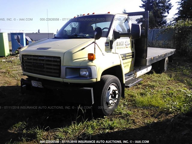 1GDJ5C1EX4F902235 - 2004 GMC C5500 C5C042 YELLOW photo 2