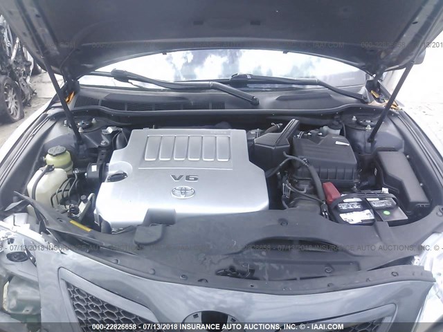 4T1BK46K07U550719 - 2007 TOYOTA CAMRY NEW GENERAT LE/XLE/SE GRAY photo 10