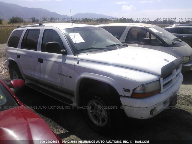 1B4HS28Z4YF179984 - 2000 DODGE DURANGO WHITE photo 1