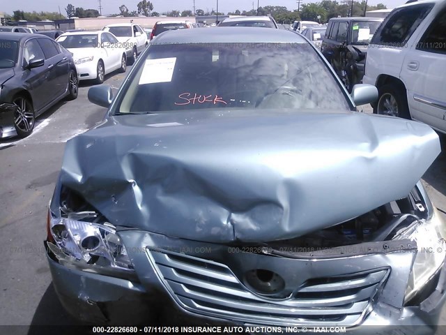 4T1BE46K37U599520 - 2007 TOYOTA CAMRY NEW GENERAT CE/LE/XLE/SE GREEN photo 10