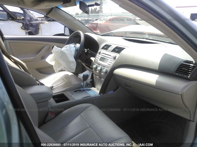 4T1BE46K37U599520 - 2007 TOYOTA CAMRY NEW GENERAT CE/LE/XLE/SE GREEN photo 5