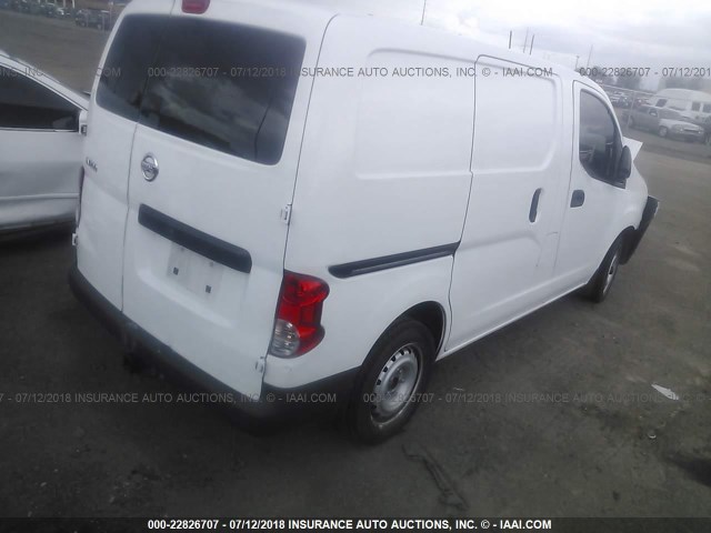 3N6CM0KN9FK730725 - 2015 NISSAN NV200 2.5S/2.5SV WHITE photo 4