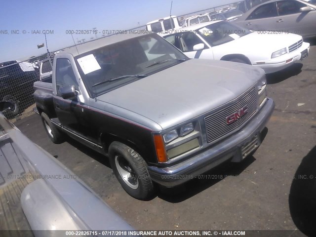 1GTDC14K2KZ530236 - 1989 GMC SIERRA C1500 GRAY photo 1