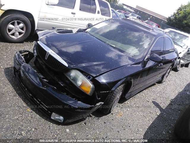 1LNHM87A52Y702738 - 2002 LINCOLN LS BLACK photo 2