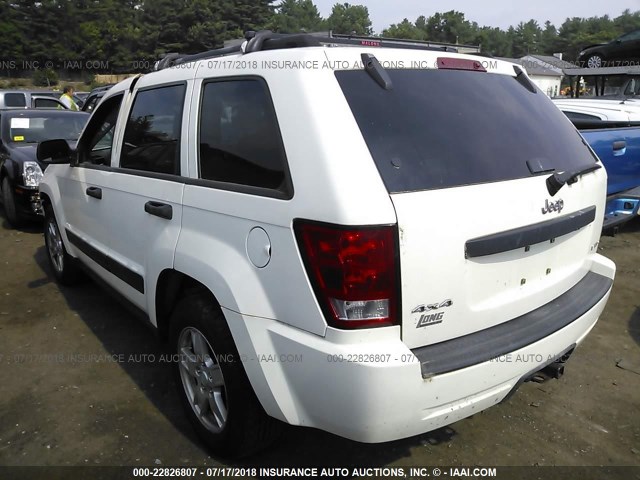 1J4GR48K75C627456 - 2005 JEEP GRAND CHEROKEE LAREDO/COLUMBIA/FREEDOM 白色 照片 3