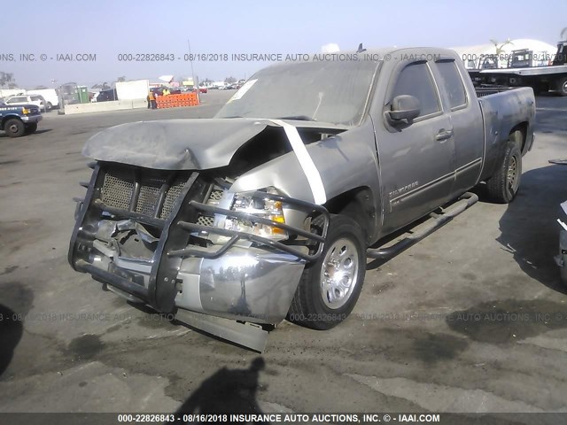 1GCRCREA0DZ327942 - 2013 CHEVROLET SILVERADO C1500  LS GRAY photo 2