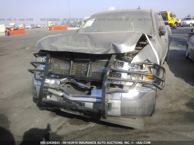 1GCRCREA0DZ327942 - 2013 CHEVROLET SILVERADO C1500  LS GRAY photo 6