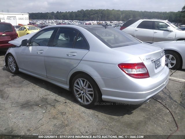 WDDGF8BB0BR138412 - 2011 MERCEDES-BENZ C 300 4MATIC SILVER photo 3